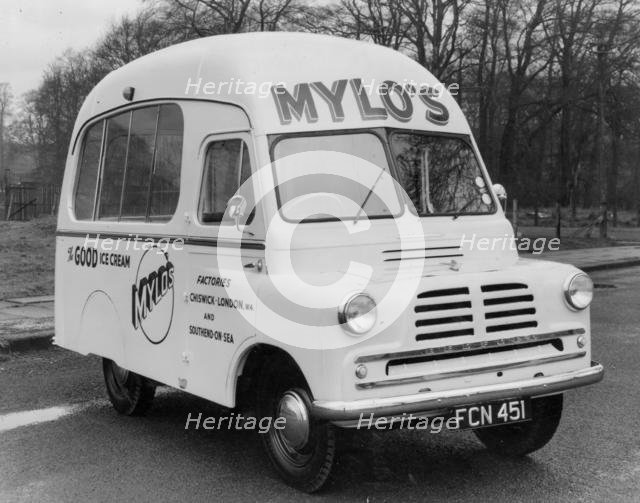 1956 Bedford CA ice cream van. Creator: Unknown.