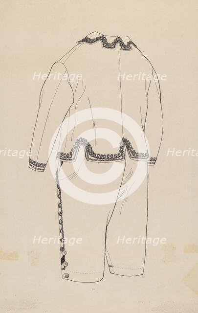 Boy's Suit, c. 1939. Creator: Julie C Brush.