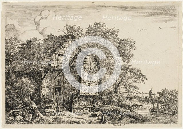 The Little Bridge, n.d. Creator: Jacob van Ruisdael.