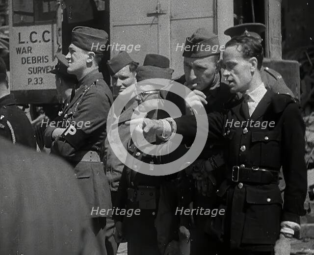 American Soldiers in London, 1942. Creator: British Pathe Ltd.
