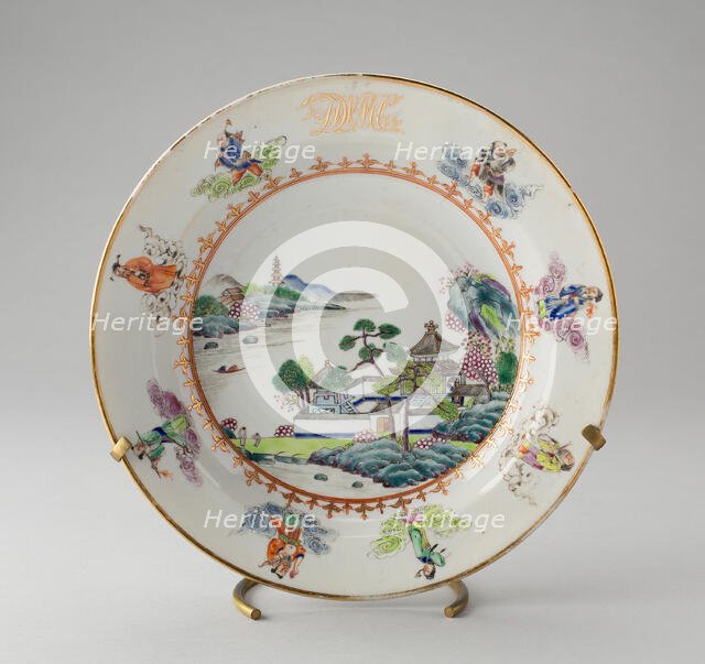 Dinner Plate, 1796/1810. Creator: Unknown.