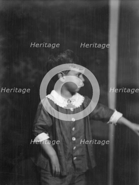 Babbott child, portrait photograph, 1926 May 17. Creator: Arnold Genthe.