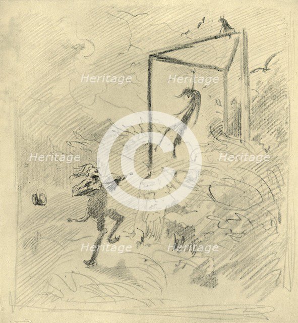 'Galgenmusik', mid-late 19th century, (c1924).  Creator: Carl Spitzweg.