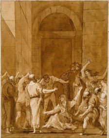 The Raising of Tabitha, early 1790s. Creator: Giovanni Battista Tiepolo.