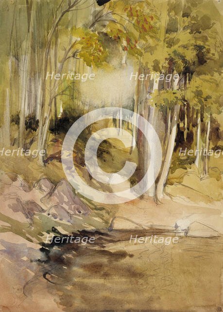 In the Woods, c1890s. Creator: Albert Edelfelt.