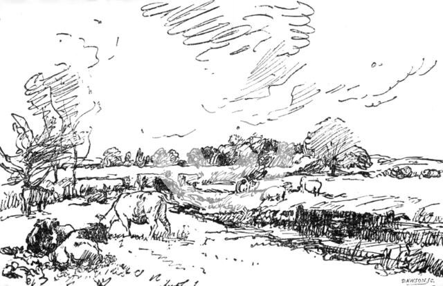 A Sussex Pastoral by Mark Fisher.:...Institute of Painters in Oil Colours, 1883. Creator: Unknown.