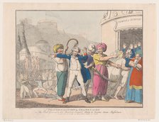 Fraternization in Grand Cairo, or The Mad General & his Bonny Party Likely to ..., October 9, 1798. Creator: Thomas Rowlandson.
