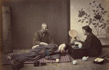 Mode of Massage, 1866-1867. Creator: Felice Beato.