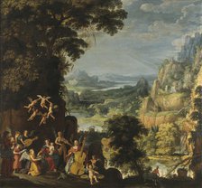 Landscape with the Rest on the Flight into Egypt. Creator: David Teniers I.