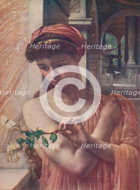 'Psyche in the Temple of Love', 1882, (c1915). Artist: Edward John Poynter.