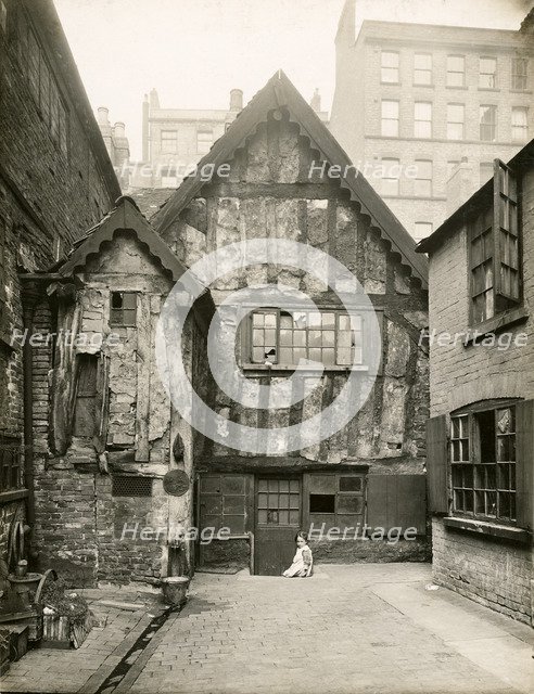 Red Lion Street area, Kirk's Yard, Nottingham, Nottinghamshire, June 1919. Artist: Unknown
