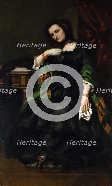 Madame Auguste Cuoq (Mathilde Desportes, 1827-1910), ca. 1852-57. Creator: Gustave Courbet.