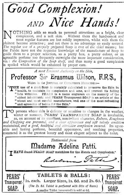 Advertisement for Pears’ Transparent Soap, 1890. Creator: Unknown.