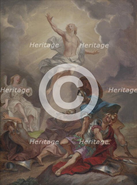 Resurrection of Christ, altarpiece sketch. Creator: Berndt Godenhjelm.