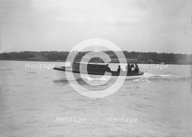 Mitcham 35ft steel motor launch. Creator: Kirk & Sons of Cowes.