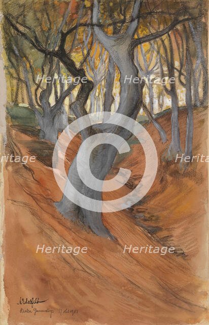 Beech Forest, 1901. Creator: Albert Edelfelt.