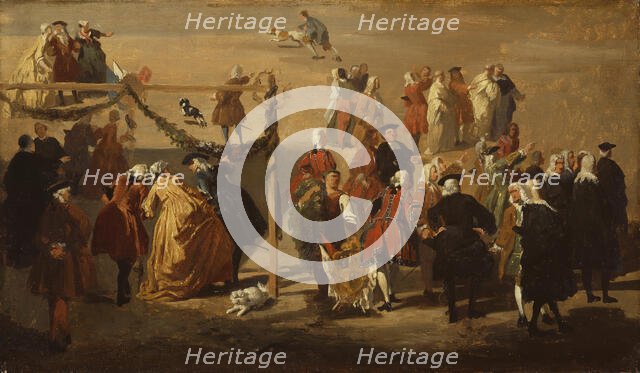 Festival in Piazza Navona, 1729. Creator: Giovanni Paolo Panini.