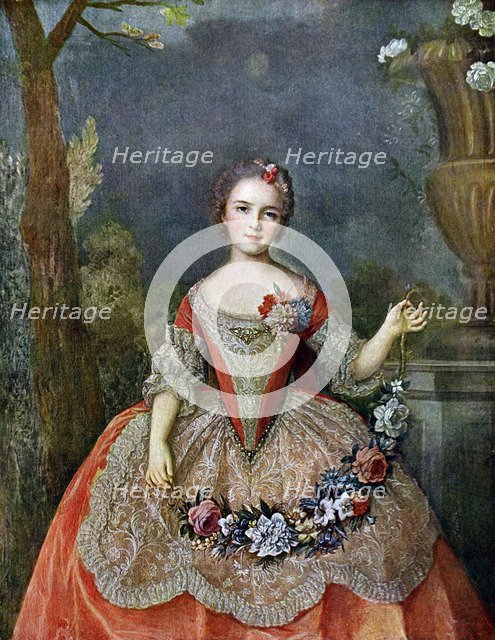 'Madame de Beaujolais', 18th century (1910).Artist: Jean-Marc Nattier