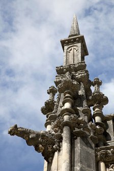 A pinnacle with gargoyles, Regaleira Palace, Sintra, Portugal., 2009. Artist: Samuel Magal