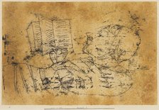 Woman Reading, 1925. Creator: Paul Klee.