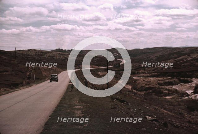 Copper mining section between Ducktown and Copperhill, Tennessee, 1940. Creator: Marion Post Wolcott.