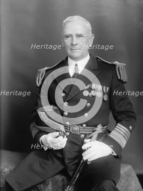 Standley, William H. Admiral - Portrait, 1935. Creator: Harris & Ewing.