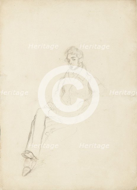 Portrait of Count Anatole Nikolaievich Demidov, 1st Prince of San Donato (1812-1870), 1864. Artist: Delacroix, Eugène (1798-1863)