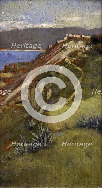 Coast, Tangier,1885. Creator: Norman Garstin.