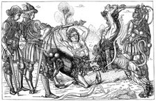 Pollaiuolo's 'Combat of Centaurs', 1882. Artist: Unknown