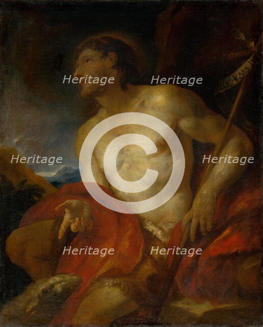 Saint John the Baptist, 1680-1700. Creator: Johann Carl Loth.