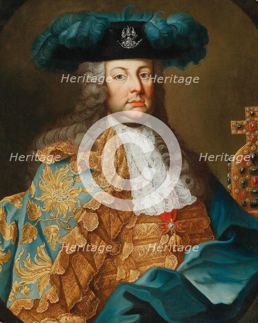 Portrait of Emperor Francis I of Austria (1708-1765). Creator: Mijtens (Meytens), Martin van, the Younger (1695-1770).