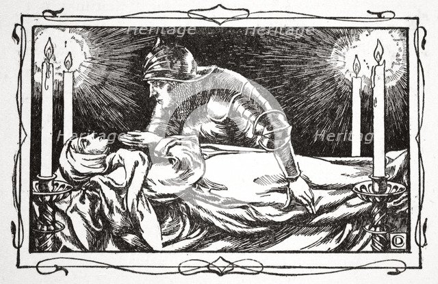 'Found the Queen Dead', 1905.  Artist: Dora Curtis