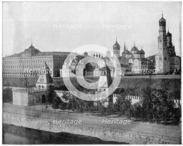 The Kremlin, Moscow, late 19th century. Artist: John L Stoddard