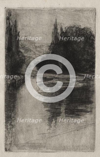 Evening, 1864. Creator: Francis Seymour Haden (British, 1818-1910).