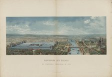 Panoramic view of the Exposition Universelle of 1878 in Paris, 1878. Creator: Fougère (active ca 1878).