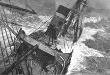 ''The Canadian "SS Sardinian" crossing the Atlantic in the recent gales', 1890. Creator: Unknown.