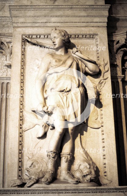 Statue of Artemis, Greek goddess of hunting. Artist: Unknown