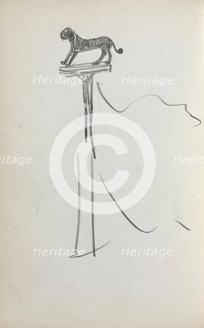 Italian Sketchbook: San Marco Lion (?) (page 39), 1898-1899. Creator: Maurice Prendergast (American, 1858-1924).