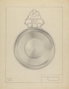Silver Porringer, c. 1936. Creator: Clayton Braun.