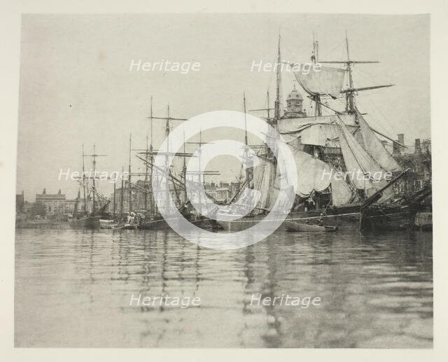 Great Yarmouth Harbour, 1887. Creator: Peter Henry Emerson.