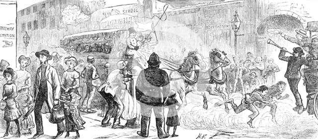 Children's Day in the Country: The Start, 1881. Creator: Unknown.