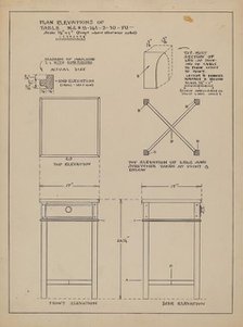 Table (Occassional), c. 1936. Creator: Francis Law Durand.