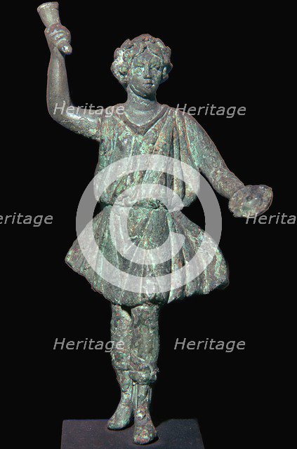 Bronze Roman household god. Artist: Unknown