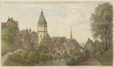 Camberg in the green valley, c19th century. Creator: Peter Becker.