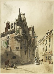 Hotel de Sens, Paris, 1839. Creator: Thomas Shotter Boys.
