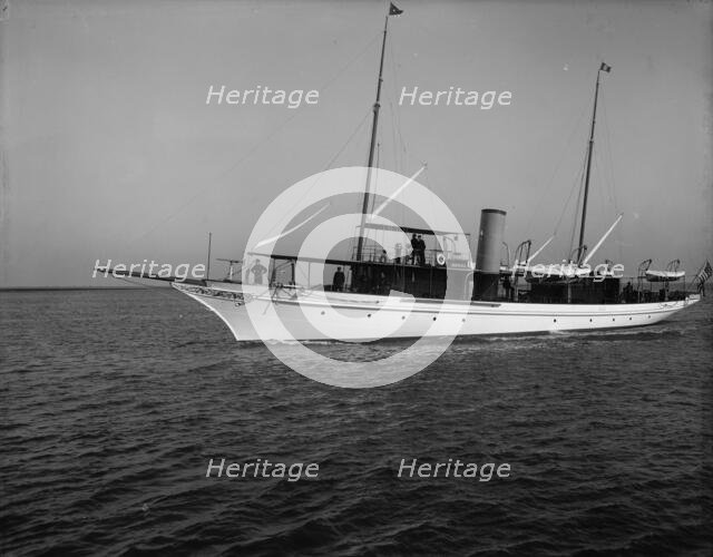 Yacht Anona, St. Clair Flats, Mich., between 1906 and 1915. Creator: Unknown.