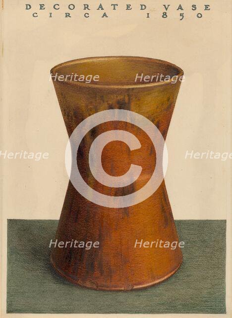 Vase, c. 1936. Creator: John Matulis.