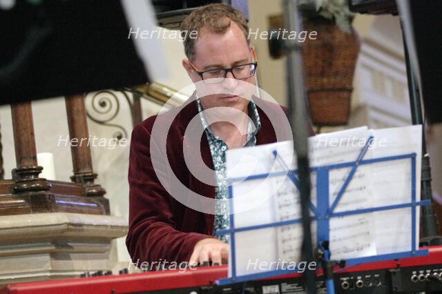 Joss Peach, Alex Bondono’s Horace Silver Sextet, Jazz at St Andrews Church, Hove, July 2022. Creator: Brian O'Connor.