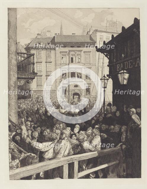 Märztage I (March Days I), 1883. Creator: Max Klinger.