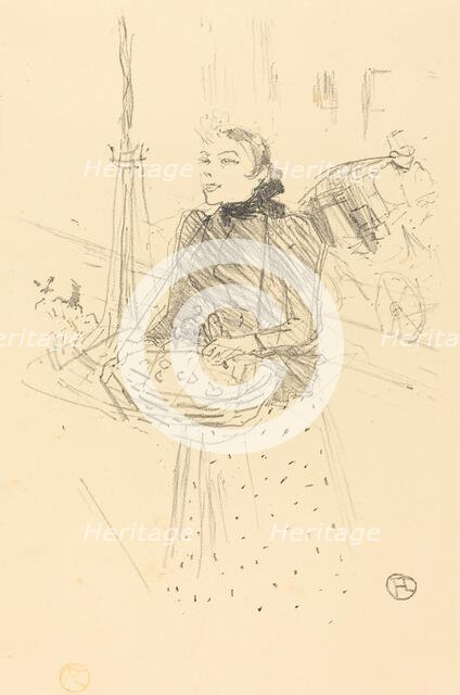 Achetez mes belles violettes, 1895. Creator: Henri de Toulouse-Lautrec.